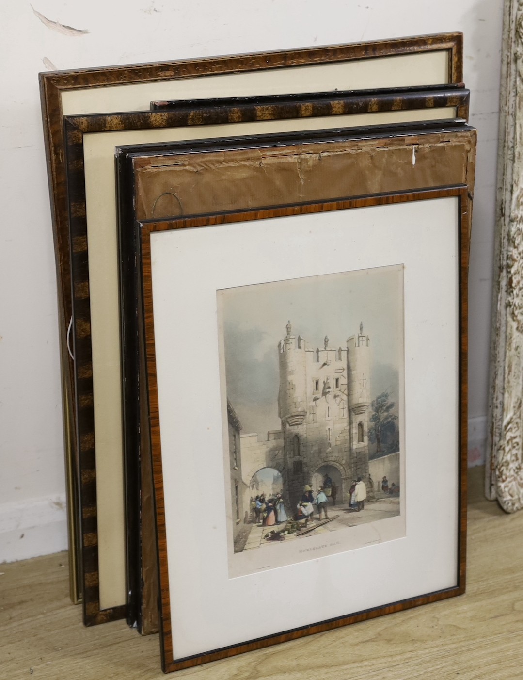 Thomas Shotter Boys (1803-1874), ten assorted coloured lithographs, European City views, largest 40 x 30cm